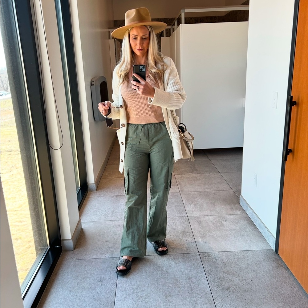 Le Lis green cargo pants